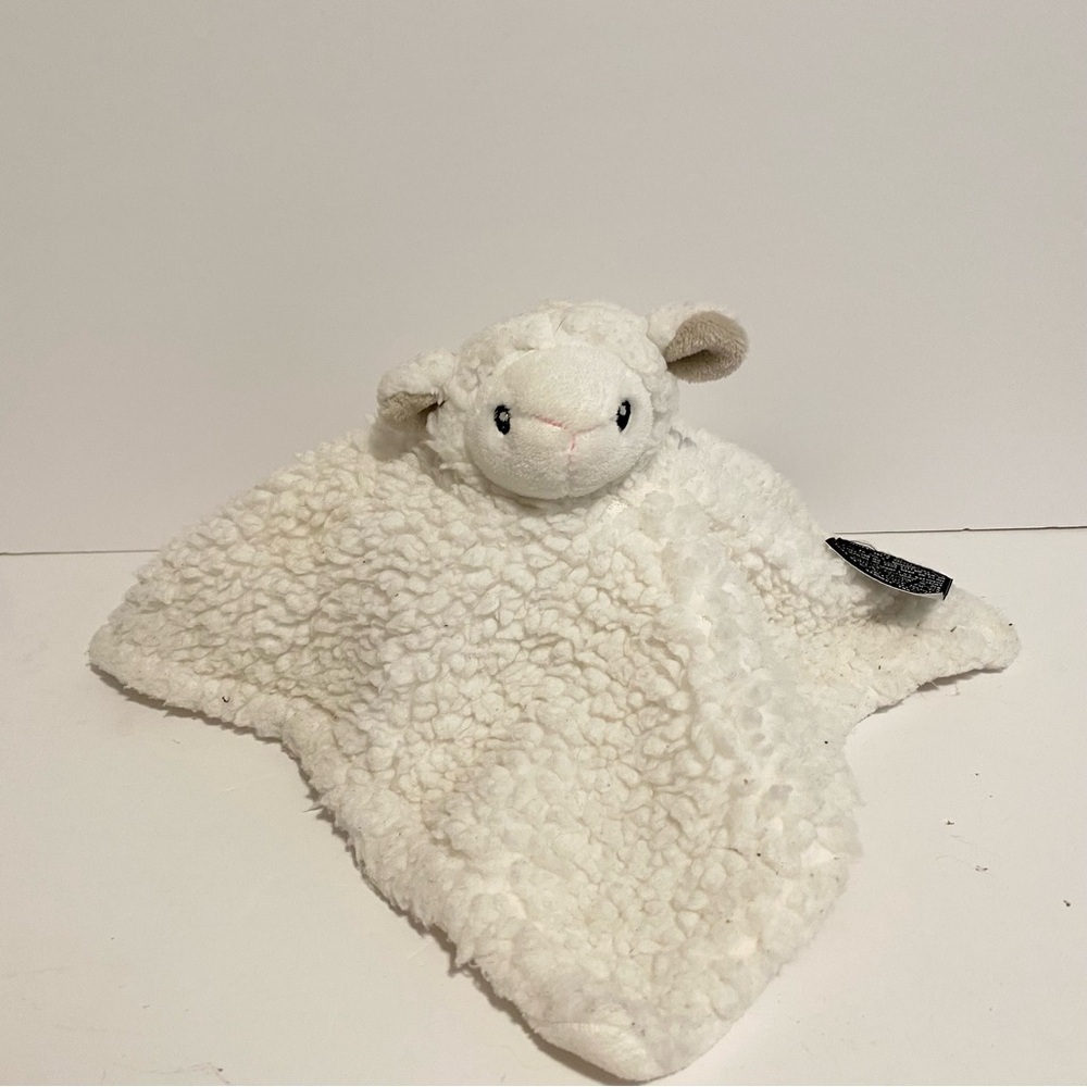 LITTLE Miracles Baby Lamb Lovey Security Blanket White Sherpa Sheep Costco Toy